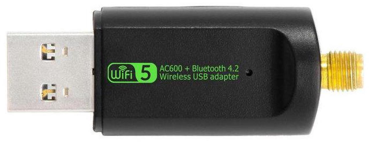 Alt view image 3 of 5 - New 600M dual-band wireless network card with Bluetooth 4.2 and WlFl dual-function desktop/laptop wireless network card