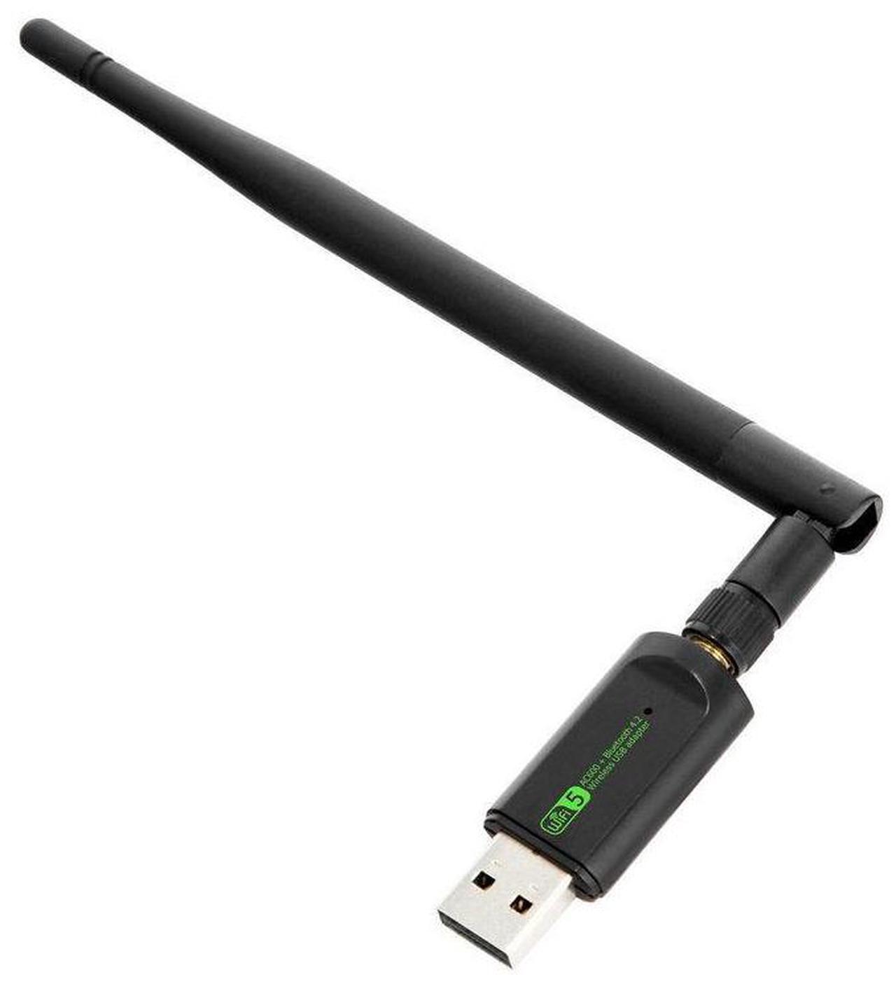 Alt view image 5 of 5 - New 600M dual-band wireless network card with Bluetooth 4.2 and WlFl dual-function desktop/laptop wireless network card