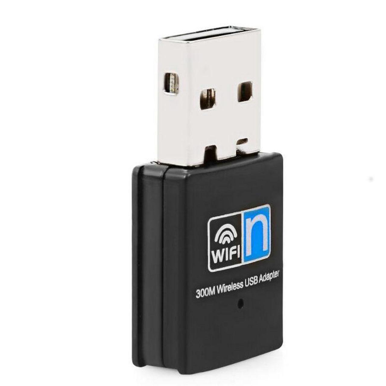 Alt view image 3 of 5 - USB wireless network card, 300M WiFl wireless receiver, external mini wireless network card adapter RTL8192