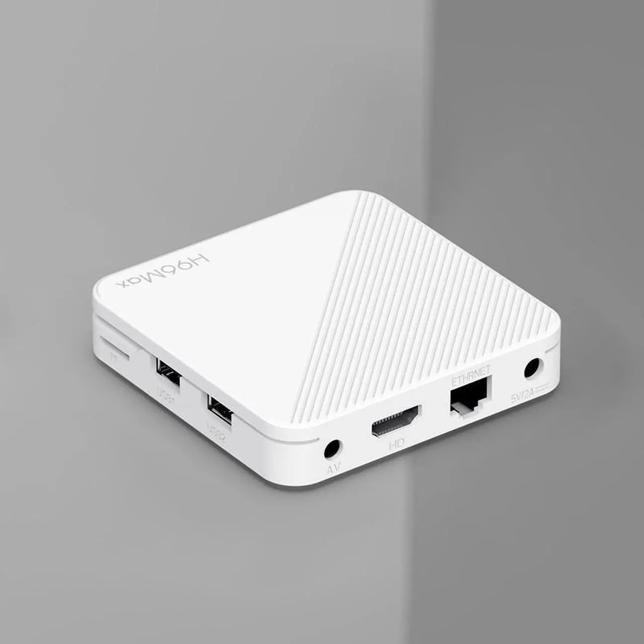 Alt view image 3 of 5 - H96MaxH313E set-top box with 2GB/16GB storage + B4K E audio box TV BOX