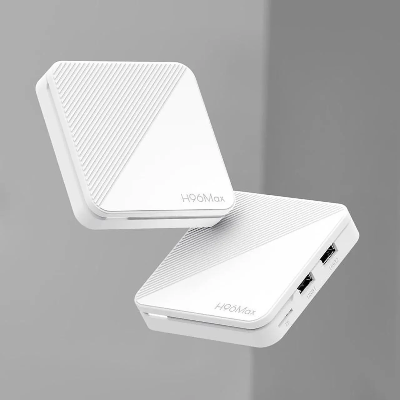 Alt view image 4 of 5 - H96MaxH313E set-top box with 2GB/16GB storage + B4K E audio box TV BOX