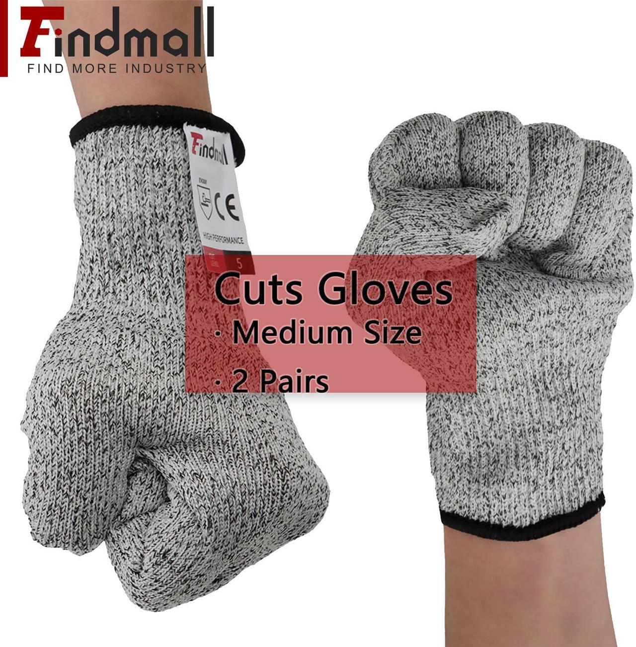 Alt view image 2 of 7 - findmall Work Gloves to Avoid Cutting Comfortable Gloves Avoid Cutting Kitchen Gloves Fit for Cutting Food Medium 2 Pairs