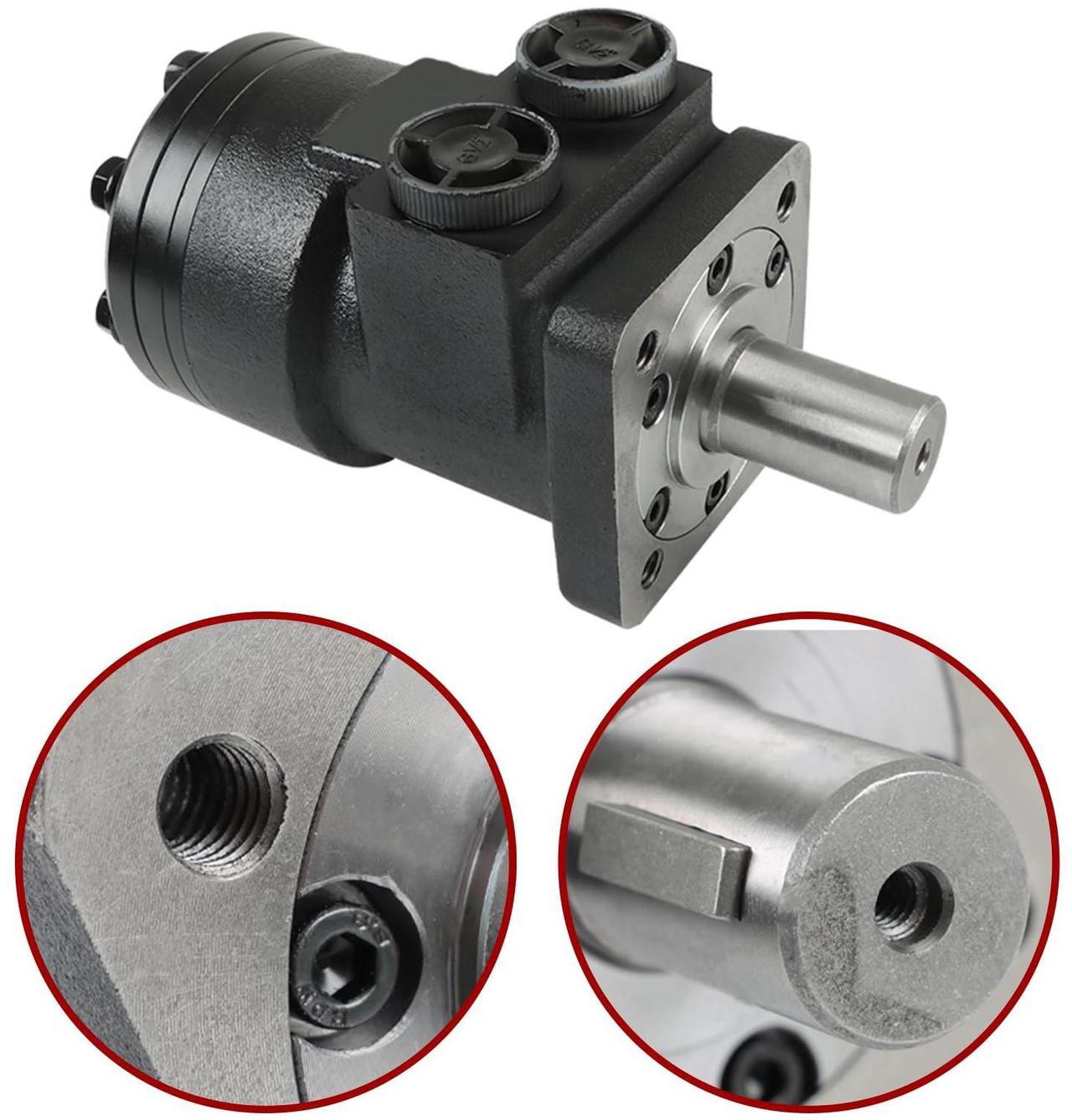 Alt view image 4 of 7 - findmall 4 Bolt Hydraulic Motors High Speed Replacement for 101-1001-009 H Series Fit for Industrial Equipment, Construction Machinery, Etc