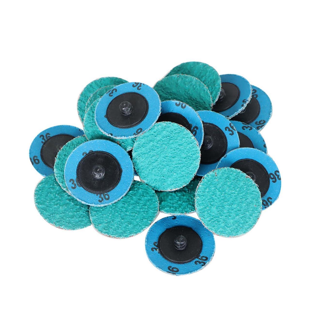 Alt view image 6 of 6 - findmall 25Pcs 2 Inch 36 Grit Zirconia Quick Change Sanding Discs