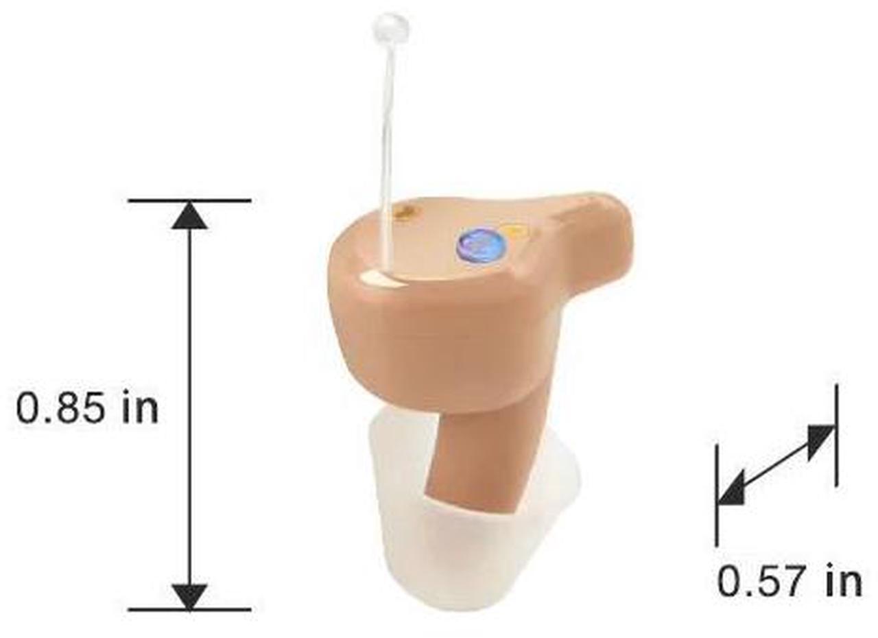 Alt view image 7 of 7 - Chosgo K23 Bluetooth Hearing Aids for Seniors with Music Streaming & Phone calls(Beige)