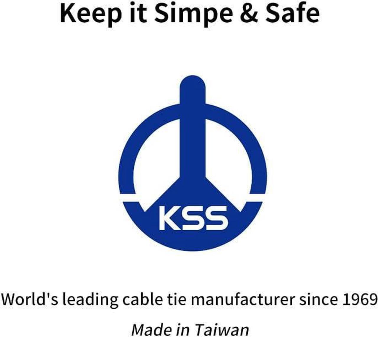 Alt view image 2 of 6 - Kss Zip Ties Outdoor 200 Pack Uv Resistant Cable Ties Heavy Duty Zip Tie 8 Inch Black Small Zipties Multi-Purpose Zip Ties With 50 Pounds Tensile Strength For Indoor And Outdoor Use