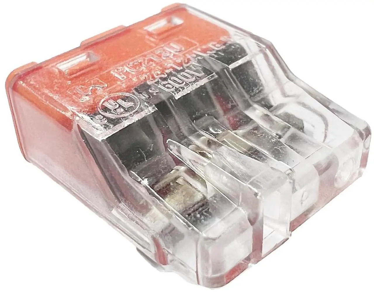 Main image of Arborix Push-in Wire connectors Nuts 10pcs terminals UL Listed Quick Connect connectors kit Low Voltage Wire Electrical connectors for Wiring 3 Port Connectors Assortment Kit 24-14 AWG