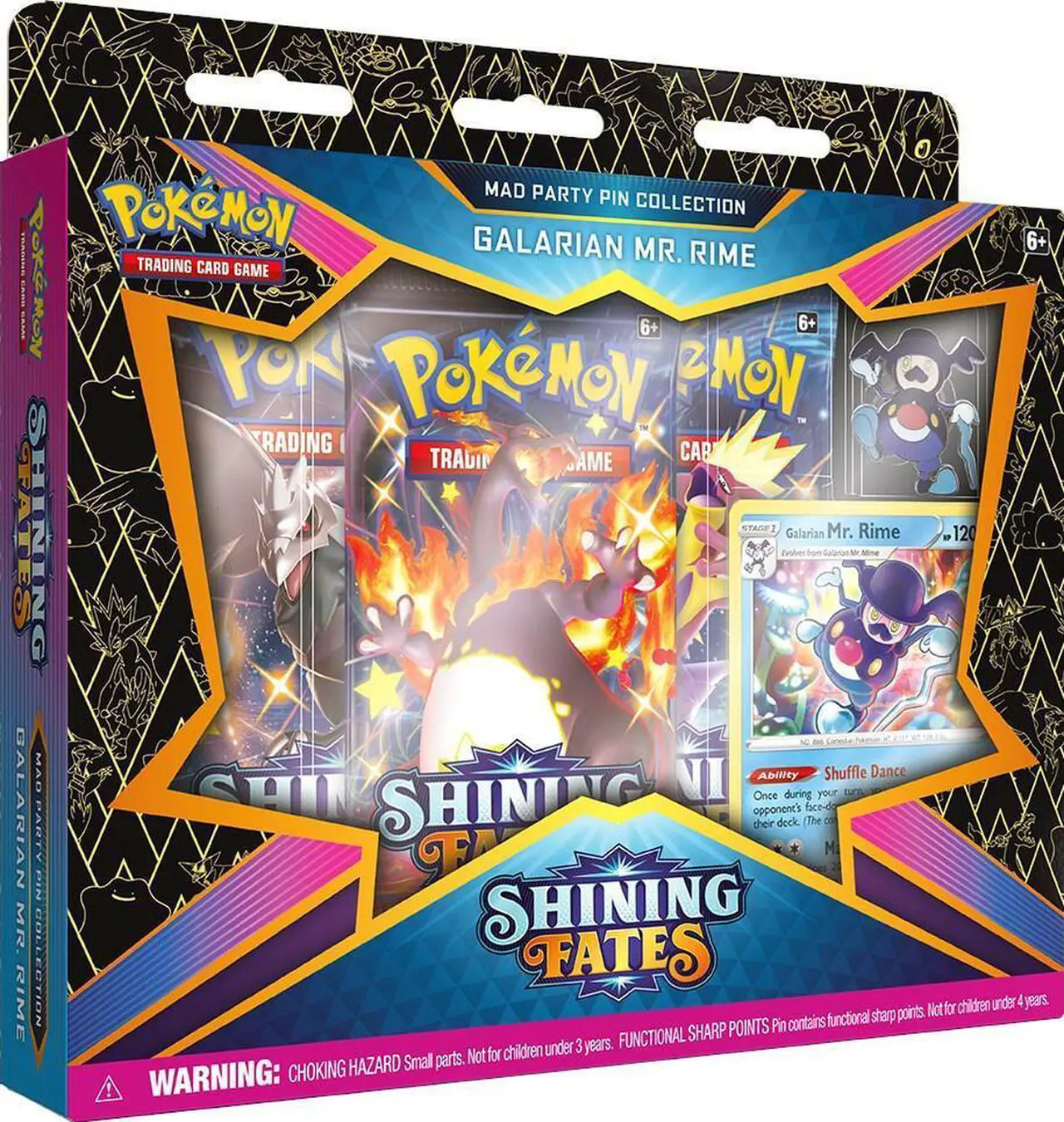 Main image of Pokemon TCG: Shining Fates Mad Party Pin Collection [Galarian Mr. Rime]