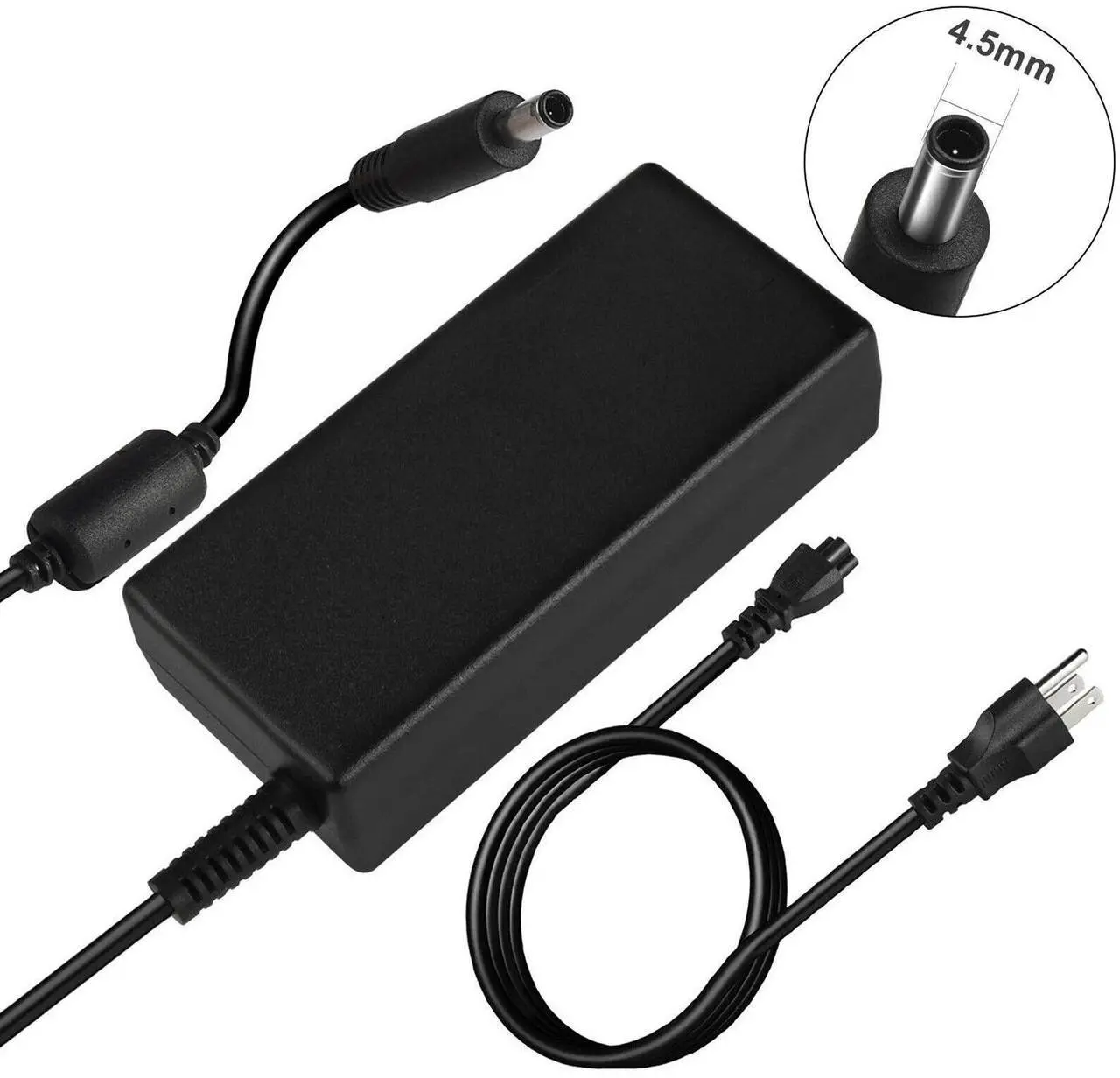 Alt view image 2 of 6 - Tronovia For Dell Inspiron 15 3000 5000 Series Charger AC adapter Power Cord 4.5mm Tip