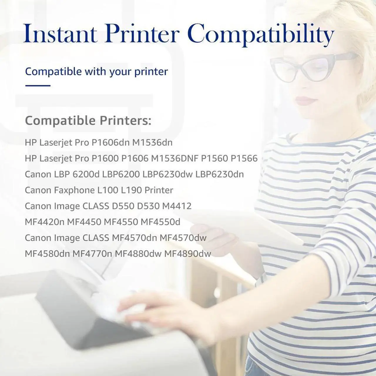 Alt view image 2 of 5 - Tronovia 10 Pack CE278A Toner Cartridges For HP LaserJet Pro P1650 P1606dn P1566 M1536F