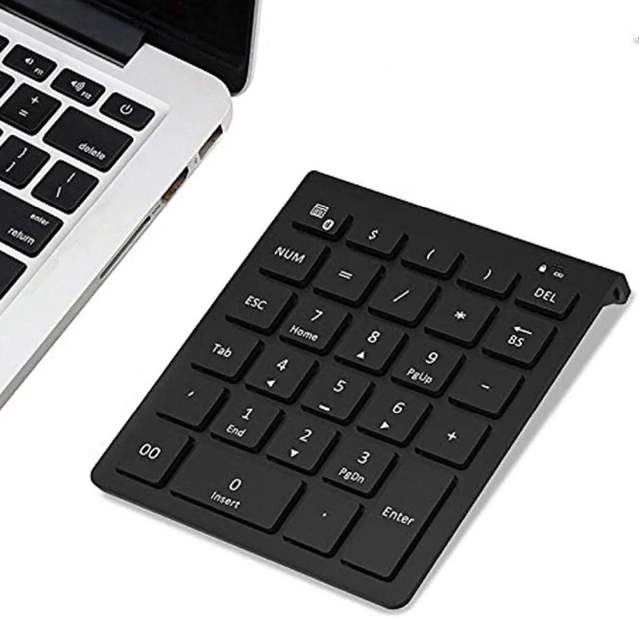Main image of Bluetooth Number Pad for Laptop, Wireless Numeric keypad, 28 Keys Numpad Number Keypad Bluetooth 10 Keys Number Pad for Laptop, MacBook Air/Pro, iMac, Surface Pro, etc
