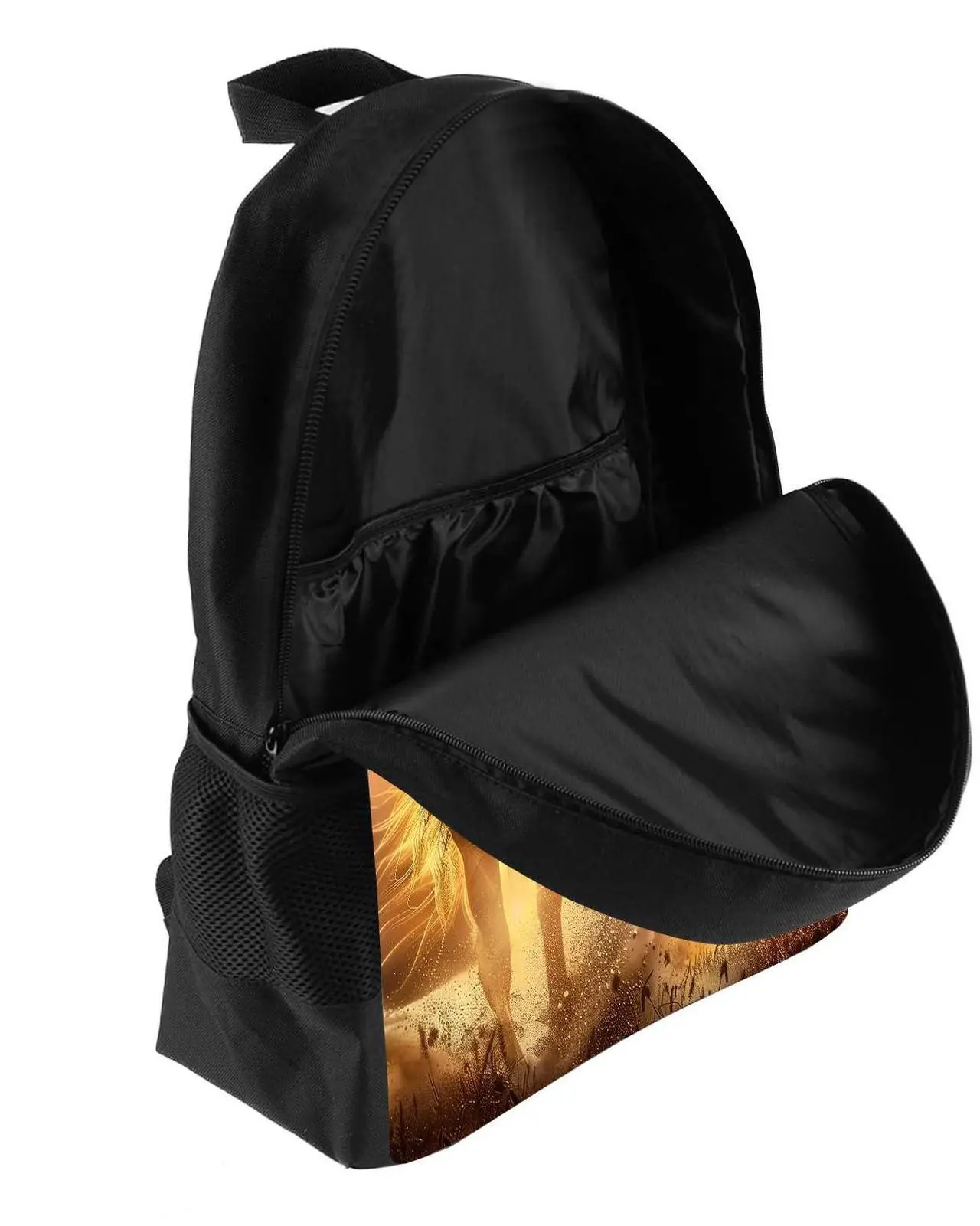 Alt view image 4 of 5 - ALIFAFA Horse Backpack Cool Lightning Horse Backpack for Boys Girls Kids Teens, Elementary Middle High College School Bag Laptop Daypack Rucksack for School & Travel, 17 Inch
