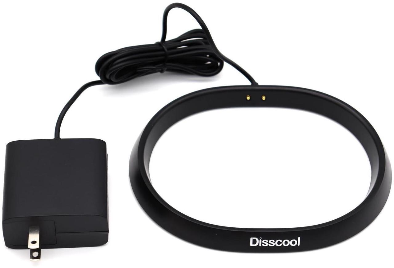Main image of Disscool Replacement Charging Dock Cable Stand Compatible with Sonos Move, Silicone Charger Cables Cord for Man Women(Black/2M/6.5ft)