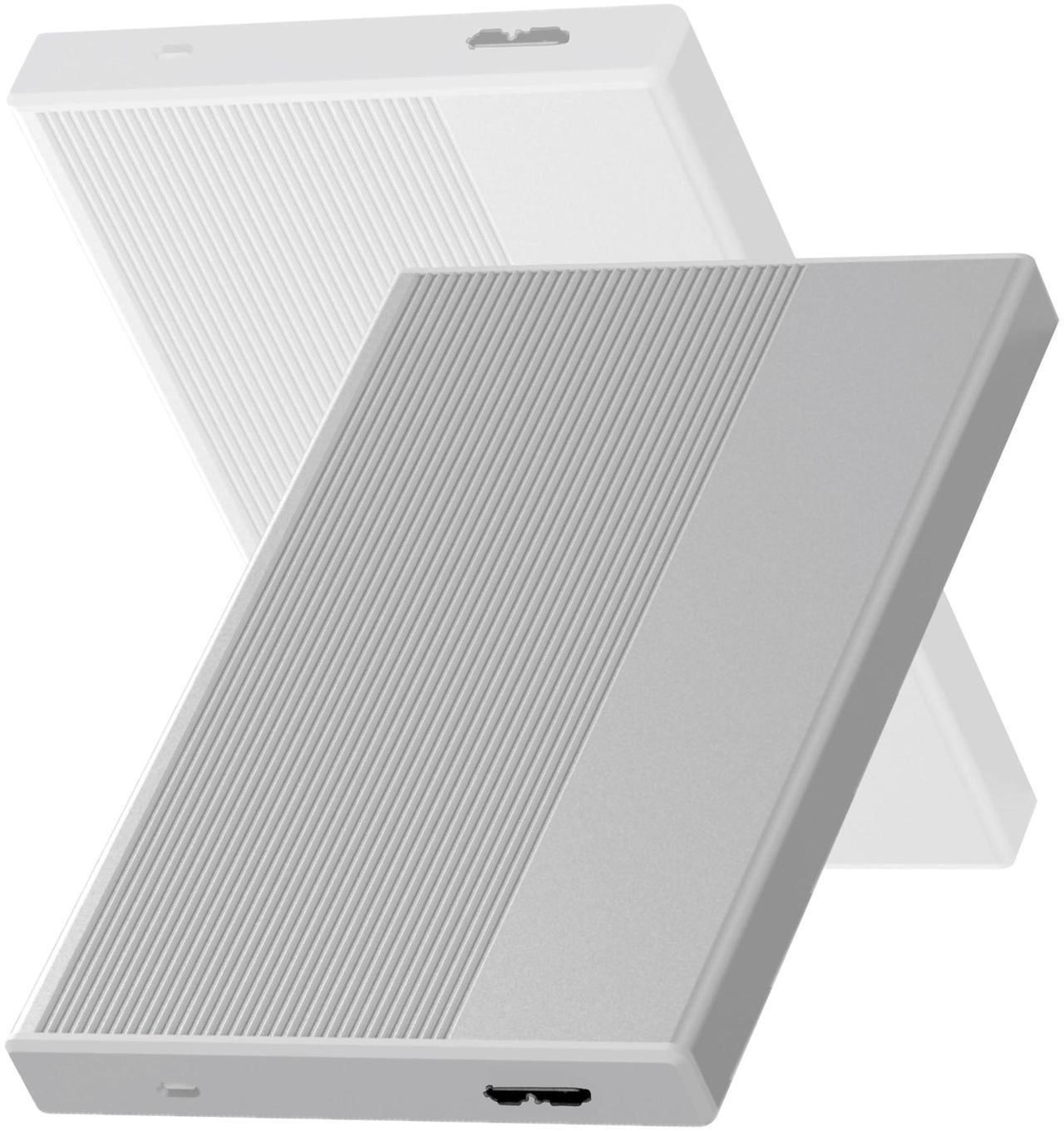 Main image of 1TB External Hard Drive USB 3.0 Portable Hard Drive 2.5 inch External HDD High-Speed Data Transfer Storage and Backup Drive for PS4, PS5, Desktop, PC, Laptop, MAC, Gaming Console (Silver)