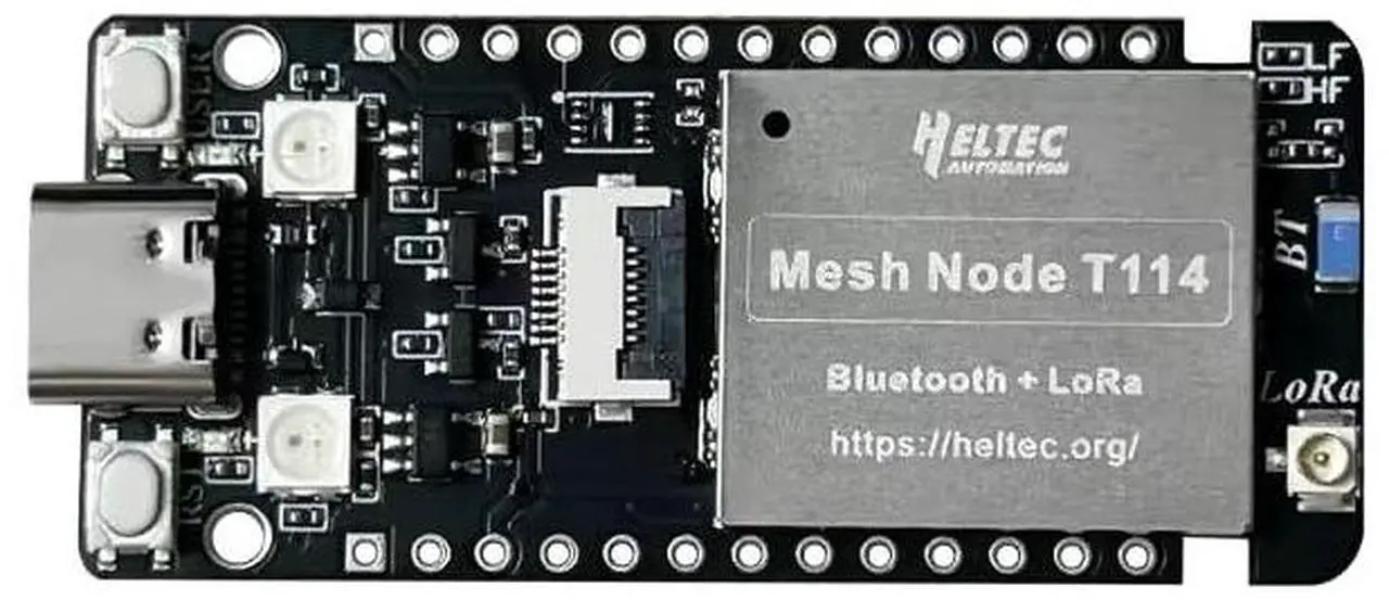 Main image of Heltec T114 V2 Tracker Nordic nRF52480 SX1262 LoRaWAN LoRa Positioning BLE WiFi Development Board 902-928MHz Without Display Solar Panel Power Supply for Meshtastic Devices (T114 Board)