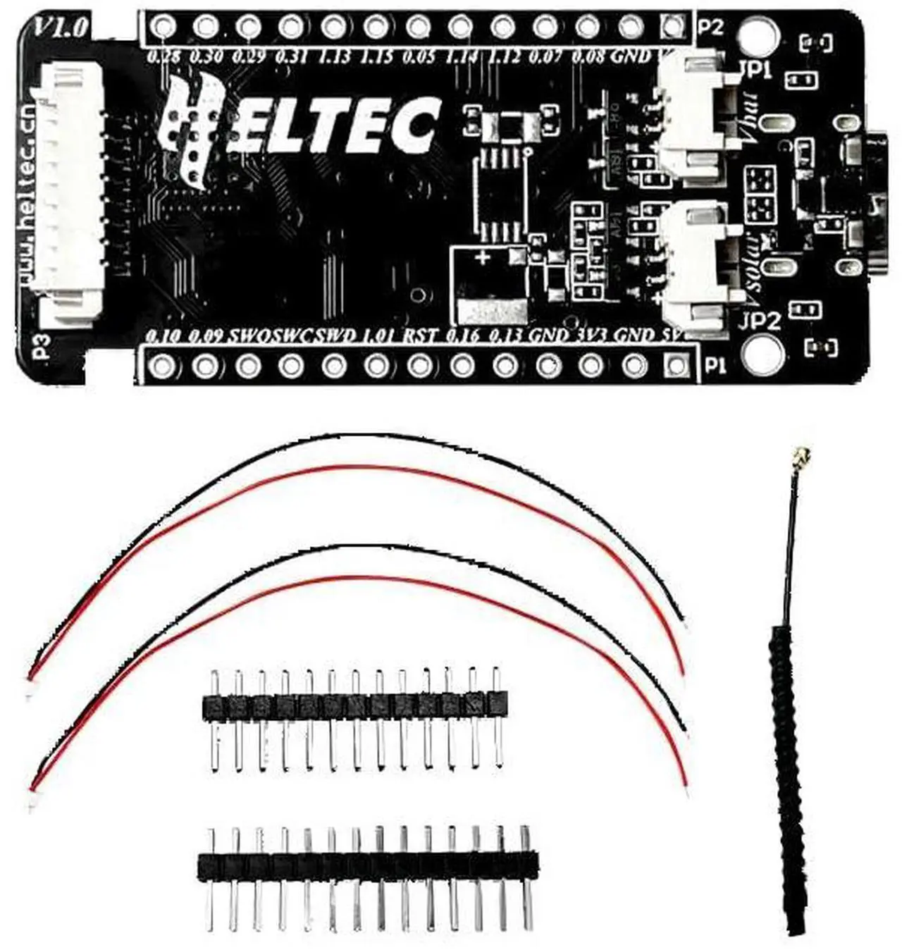 Alt view image 4 of 5 - Heltec T114 V2 Tracker Nordic nRF52480 SX1262 LoRaWAN LoRa Positioning BLE WiFi Development Board 902-928MHz Without Display Solar Panel Power Supply for Meshtastic Devices (T114 Board)