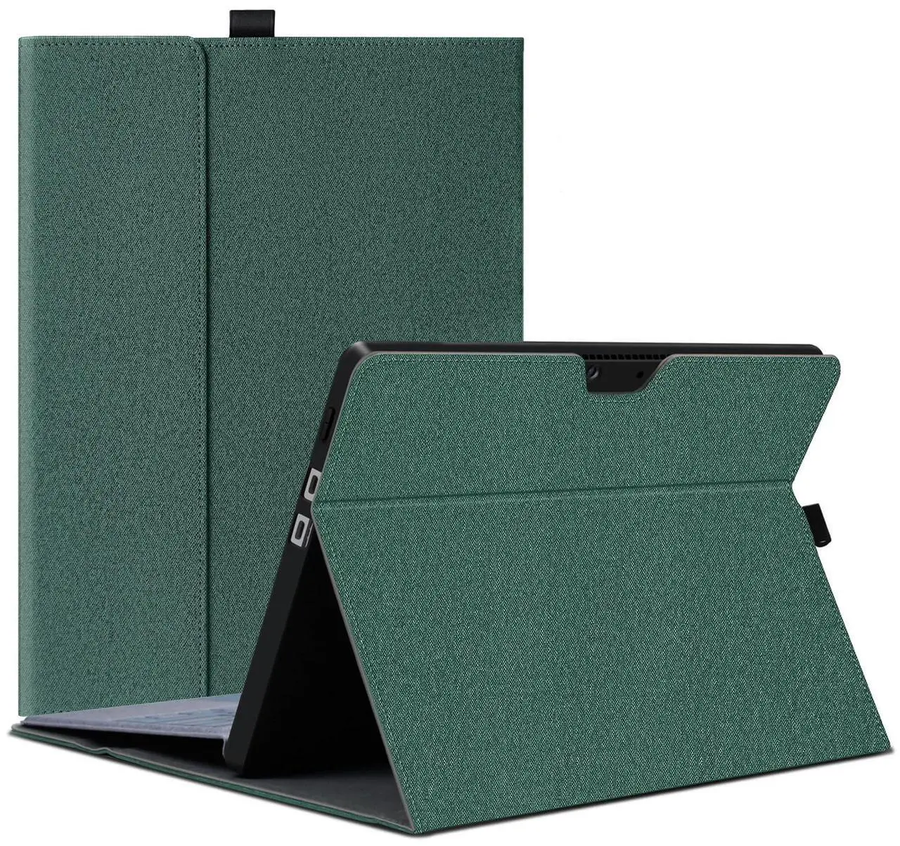 Main image of Megoo Surface Pro X Case Cover for Microsoft Surface Pro X 13" with Stylus Pen Holder Multiple Angle Adjustment Folio Stand Protective Case (Cyan)