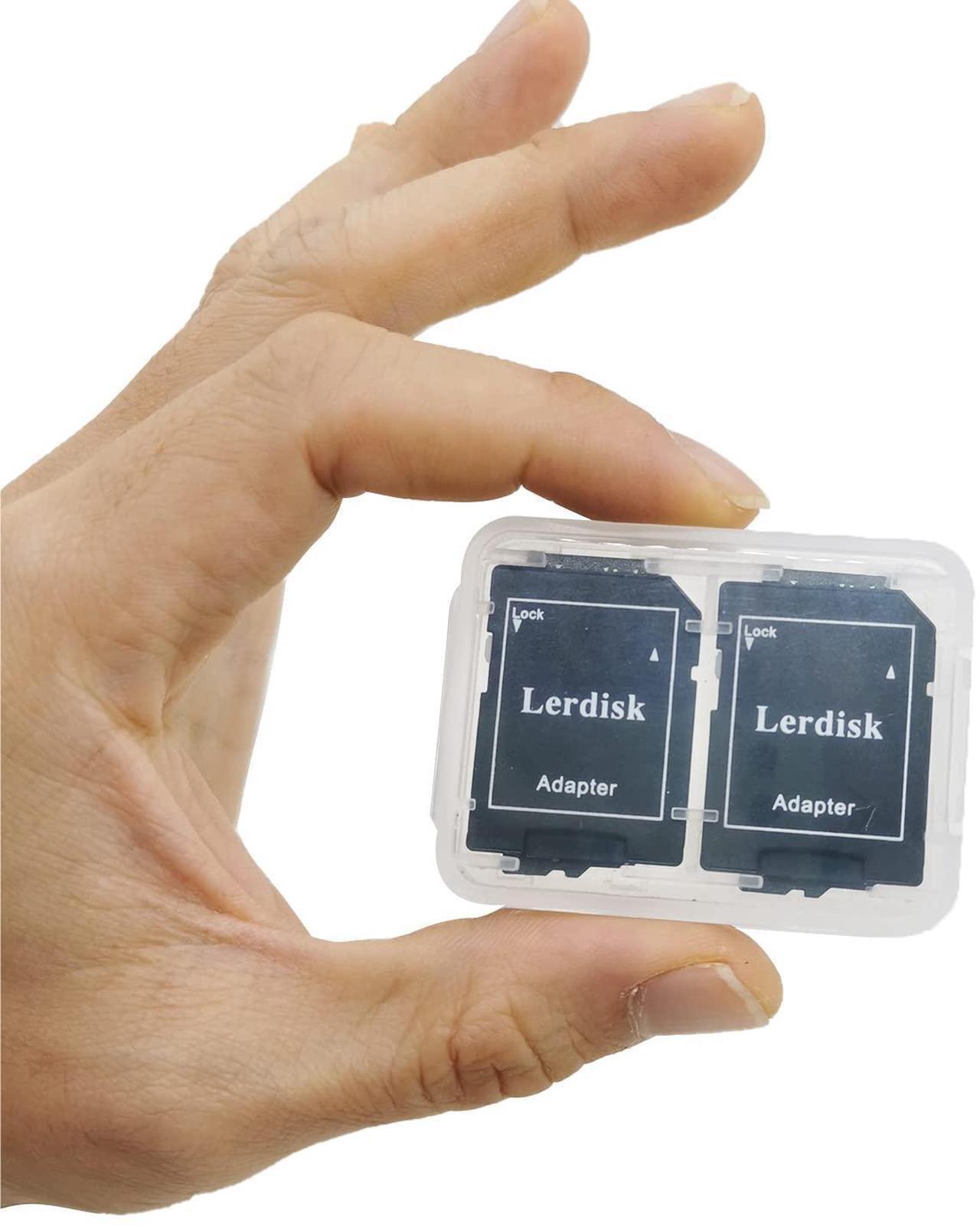 Alt view image 5 of 5 - Lerdisk Factory Wholesale Micro SD Card 64GB U3 Pack of 6 in Bulk MicroSDXC UHS-I C10 with SD Adapter Produced by Authorized Licencee(64GBX6)
