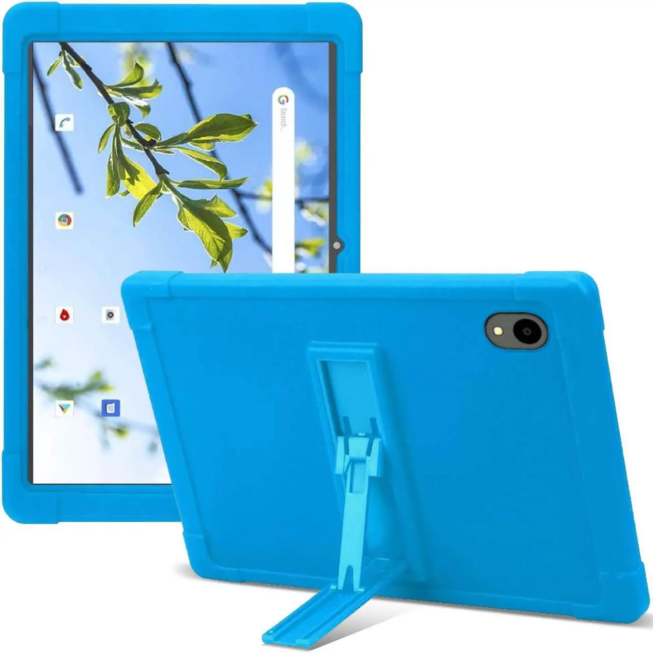 Alt view image 3 of 5 - [4 in 1] ONN 12.1" Tablet Pro 100146663 Screen Protector and Keyboard Case (2024 Model) Tempered Glass for ONN 12.1 inch Tablet Pro / 100146663 (Blue)