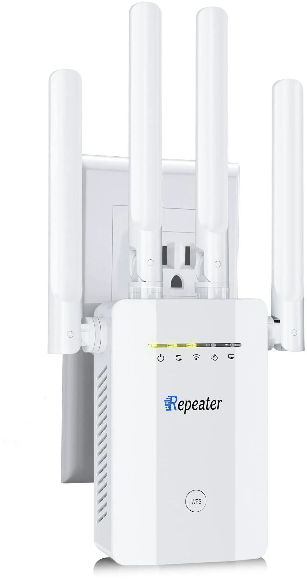 Main image of 2025 New WiFi Extender Signal Booster, Wireless Internet Repeater Routers with Ethernet Port, 1-Tap Setup