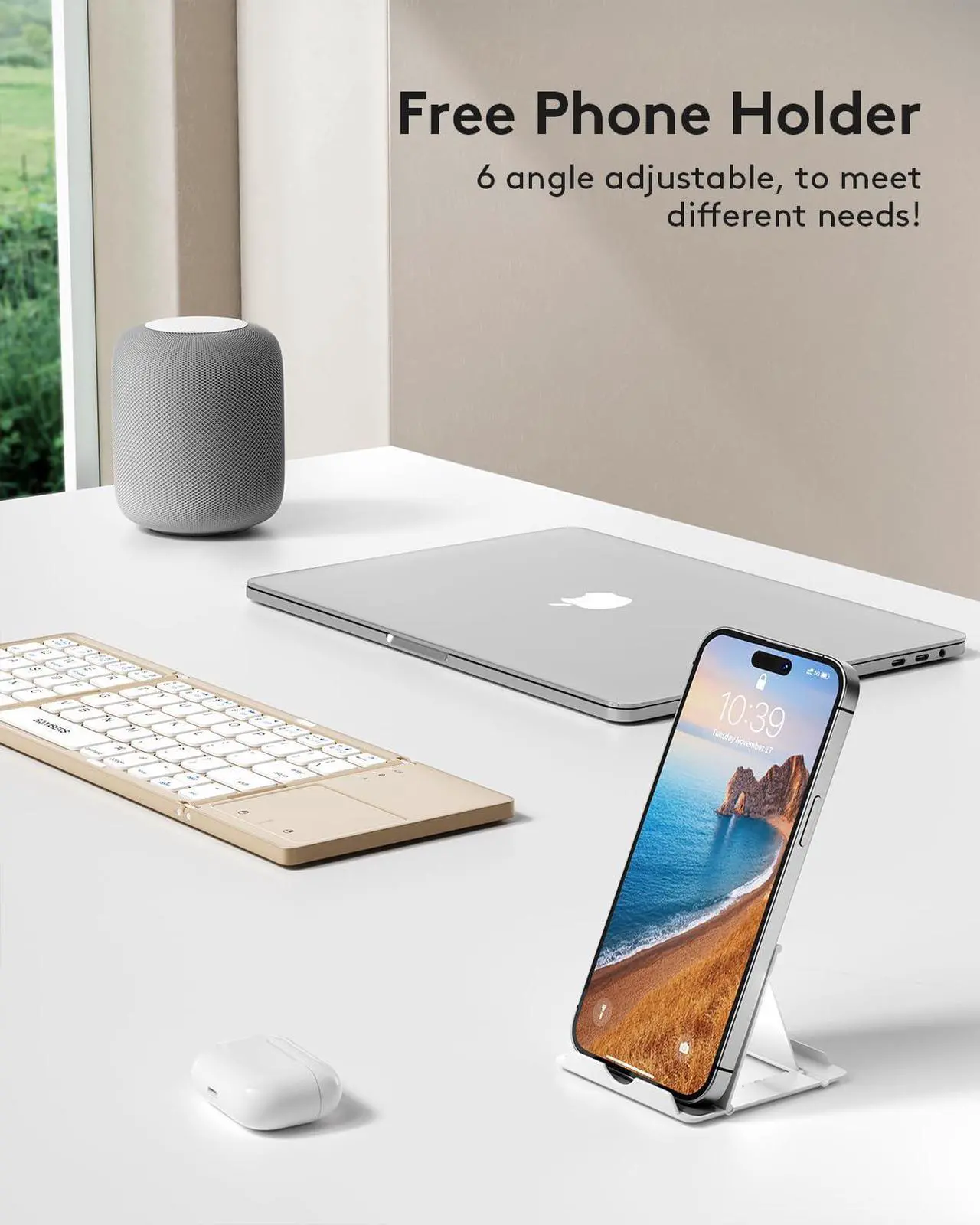 Samsers Foldable Bluetooth Keyboard - Thumbnail 2