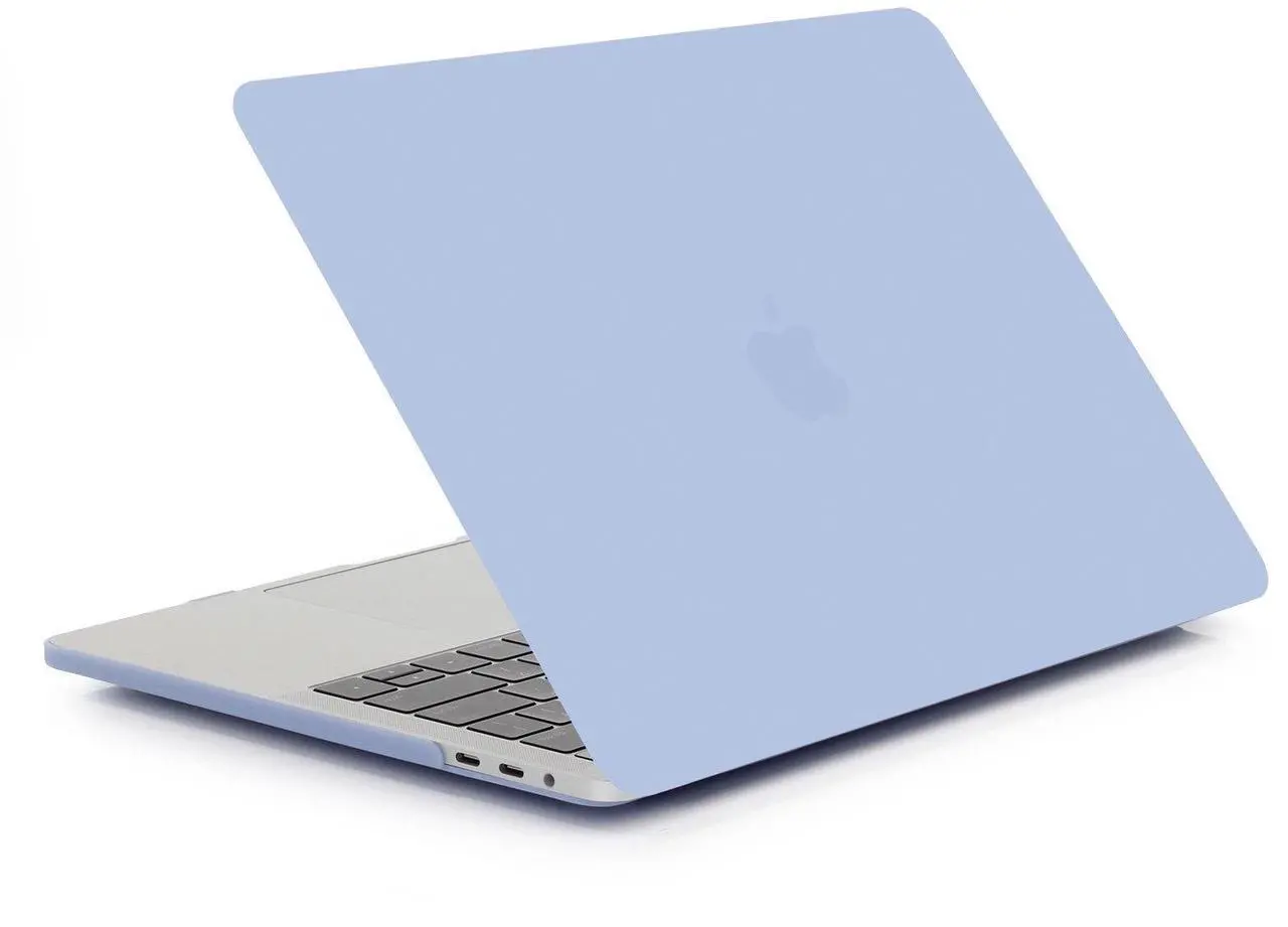 Alt view image 3 of 5 - Se7enline Compatible with MacBook Pro 2016-2018 Cover 15 inch Soft-Touch Matte Hard Case for Mac Pro Retina 15 A1707/A1990 Touch Bar&Sleeve&Keyboard Skin&Screen Protector&Dust Plug, Serenity Blue