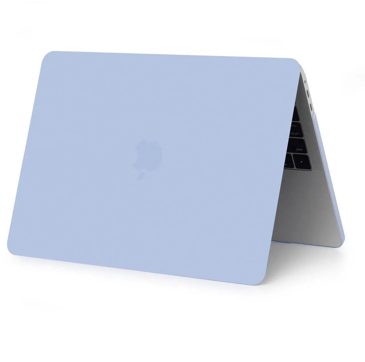 Alt view image 4 of 5 - Se7enline Compatible with MacBook Pro 2016-2018 Cover 15 inch Soft-Touch Matte Hard Case for Mac Pro Retina 15 A1707/A1990 Touch Bar&Sleeve&Keyboard Skin&Screen Protector&Dust Plug, Serenity Blue