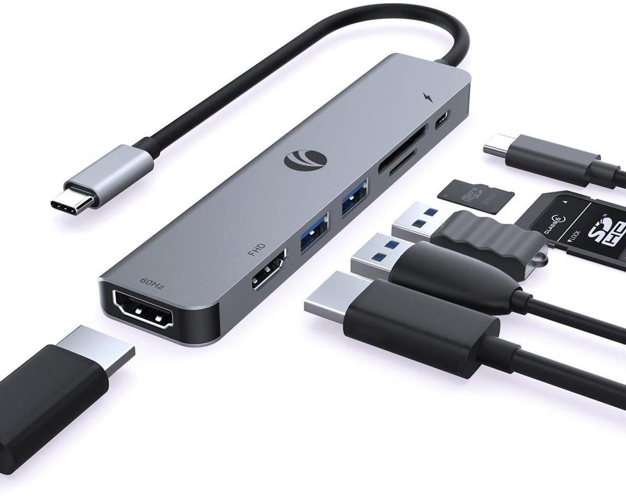 Main image of VCOM MST HUB, 7-in-1 Docking Station Dual Monitors