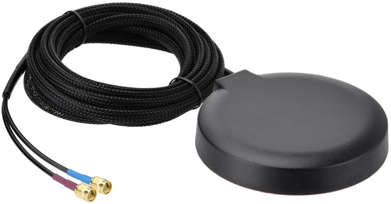 Main image of SUPERBAT 4G LTE Cellular GPS Adhesive Magnetic Mount Combination Antenna with SMA Male Connector for 4G LTE Industrial Gateway Mobile Router Trail Camera Gateway Modem Vehicle Car Truck Bus Van