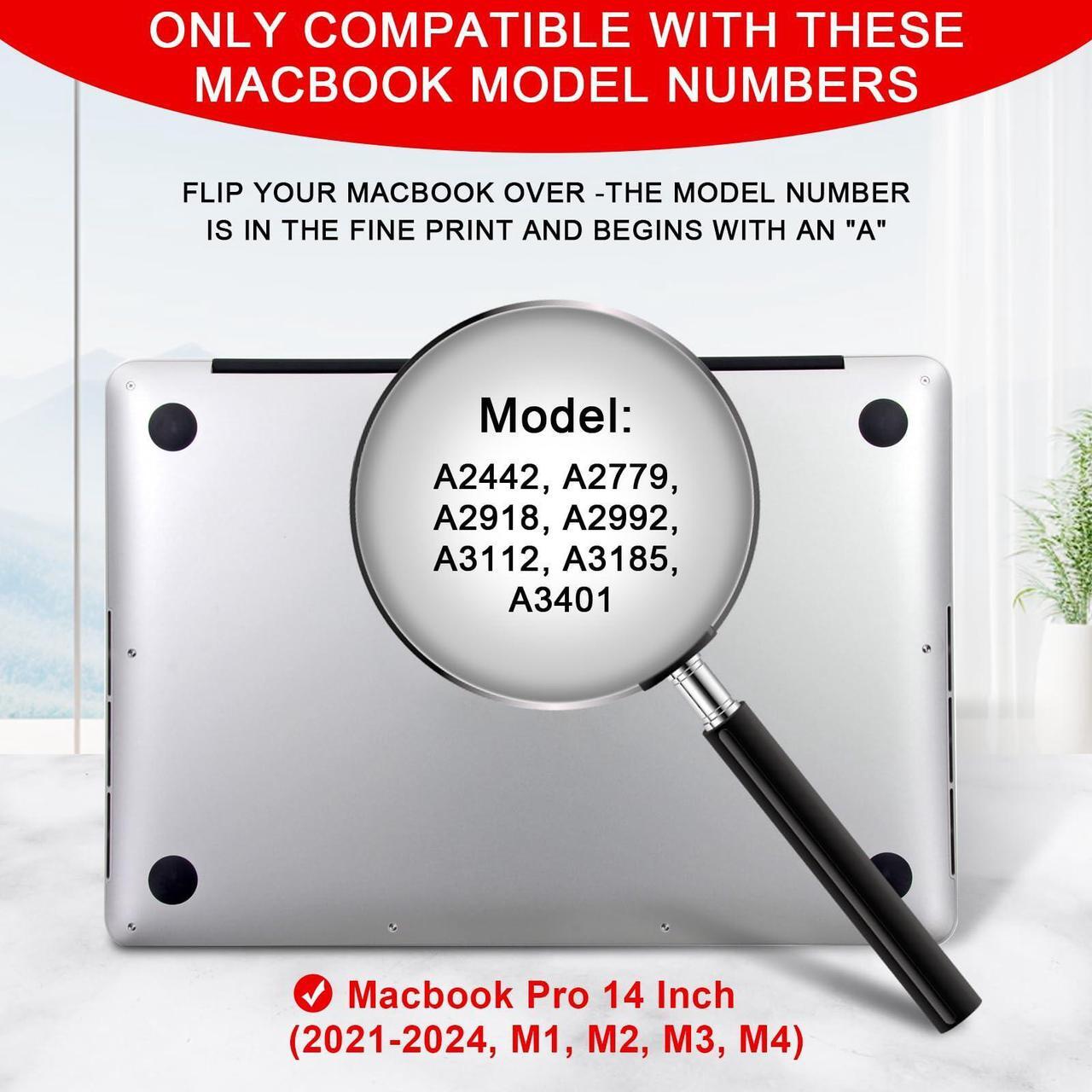 Alt view image 2 of 5 - Magnetic Privacy Screen for MacBook Pro 14 Inch (2021-2024, M1, M2, M3, M4, Pro, Max), Removable Laptop Privacy Screen, Anti Blue Light Glare Filter for Mac Pro 14.2" Laptop Computer
