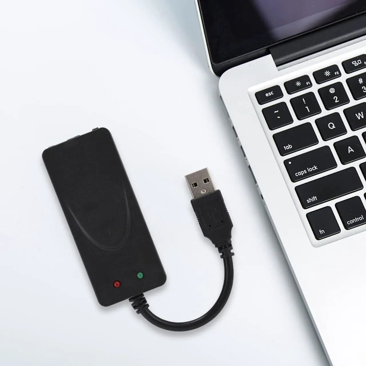 Main image of Dual Port USB2.0 56K External Modem Driver, Plug and Play, V.92 V.90 V.42bis Protocol, Automatic Dialing, Caller ID, 56kb s Speed, for