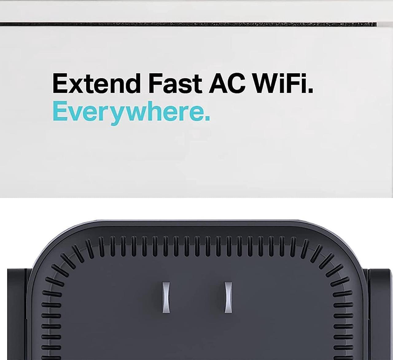 Alt view image 5 of 5 - 2025 Fastest WiFi Extender, WiFi Repeater, WiFi Booster, Covers Up to 10000 Sq.ft and 60 Devices, Internet Booster - with Ethernet Port, Quick Setup, Home Wireless Signal Booster