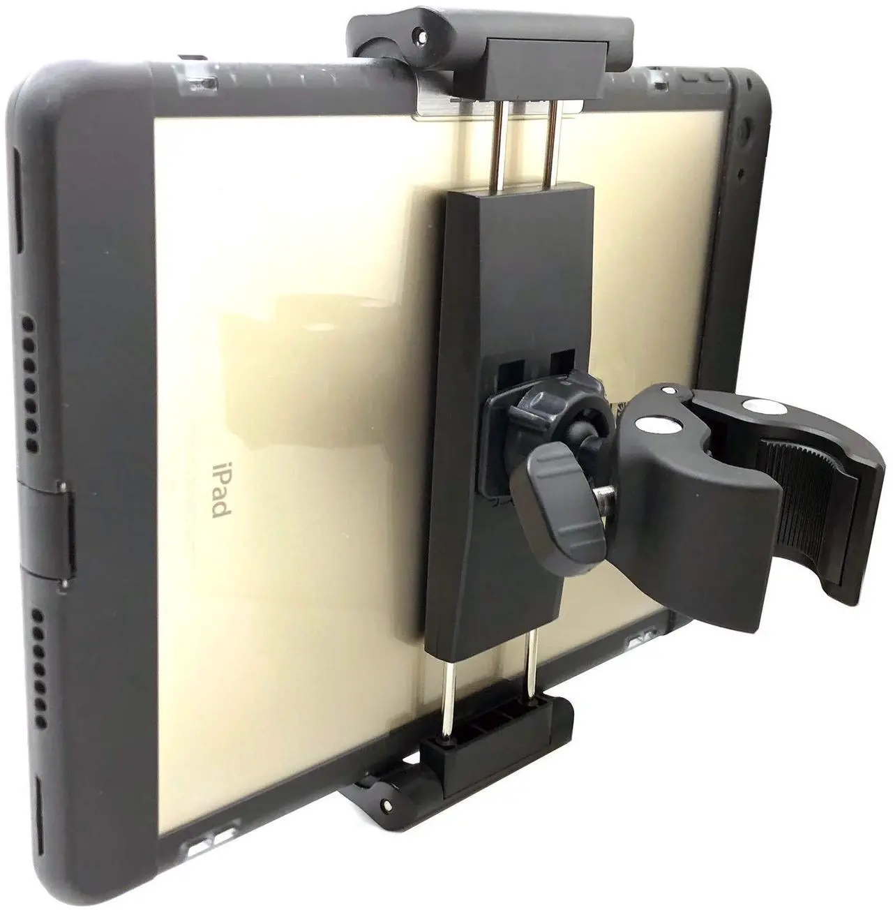 Alt view image 3 of 5 - Lycan Series Marine Boat Tablet & Smartphone Pole Handle bar Boat Helm Rail Holder Mount for i Pad Pro 12.9 10.5 9.7 Air Mini GalaxyTab Phone 16 15 Pro Max Plus S25 S24 Pixel Surface Pro Slate