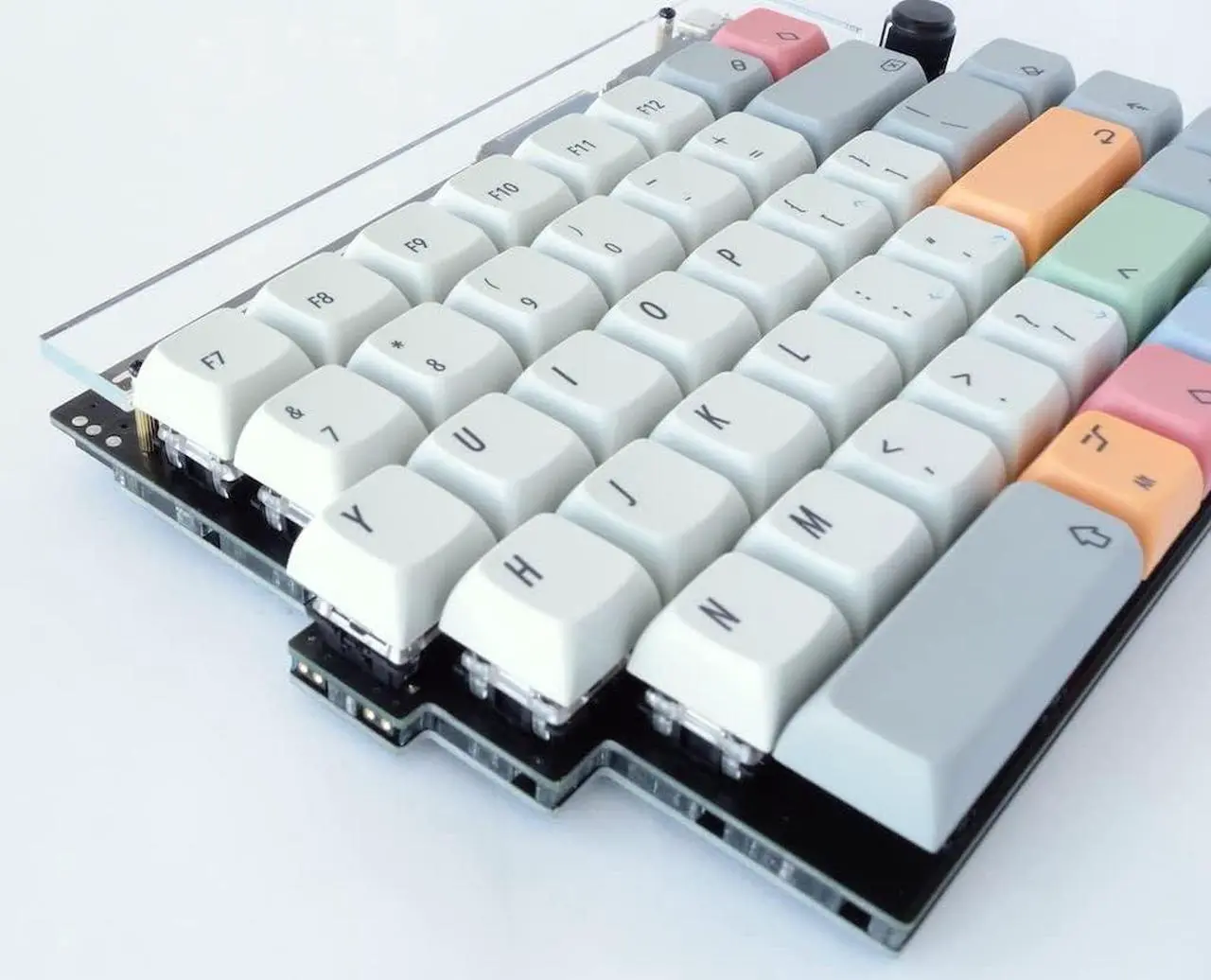 Alt view image 3 of 5 - nullbits SNAP 75% Mechanical Keyboard Kit (Plus - White)