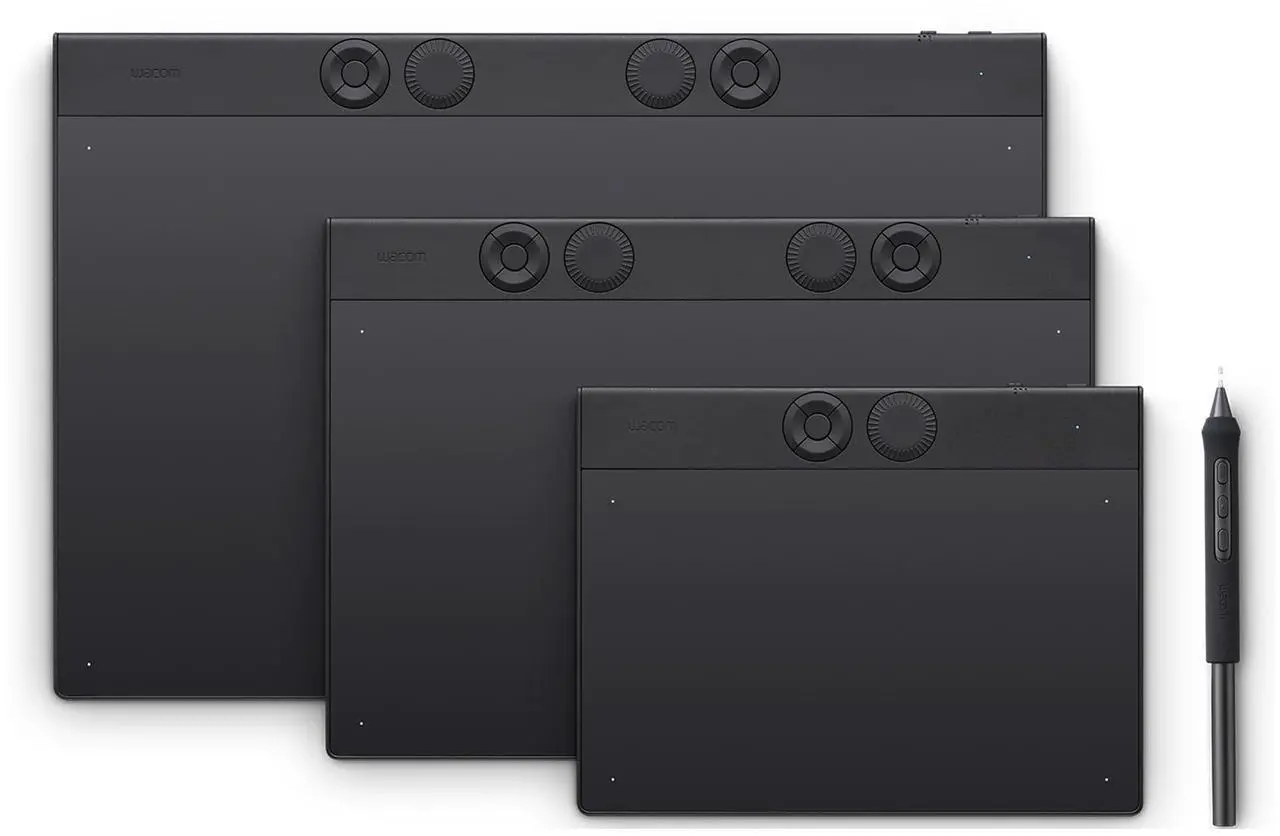 Alt view image 3 of 5 - Wacom Intuos Pro Large Bluetooth Professional Graphic Drawing Tablet with Pro Pen 3, Compatible with Mac, Windows - 2025 Edition