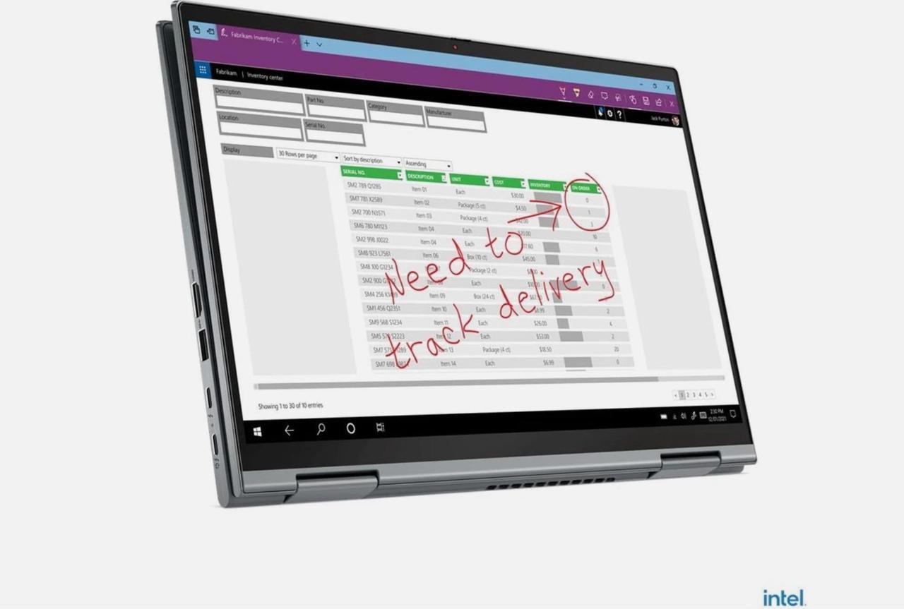 Alt view image 5 of 7 - Lenovo ThinkPad X1 Yoga Gen 6 14 Touch 2-in-1 Laptop i7-1185G7 32GB 512GB Win10P Pen