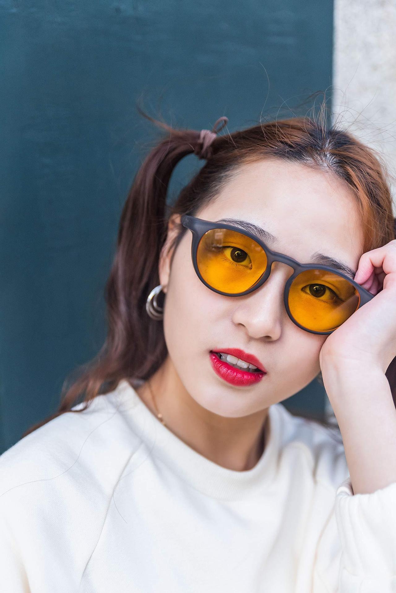 Alt view image 3 of 7 - Mysandy Night Driving Anti Fog Glasses - Reduced Glare - HD Night Vision - UV Protection - Stylish Safety Glasses for Men & Women - Yellow Clear Lenses - Sturdy TR 90 Frame plus Accessories