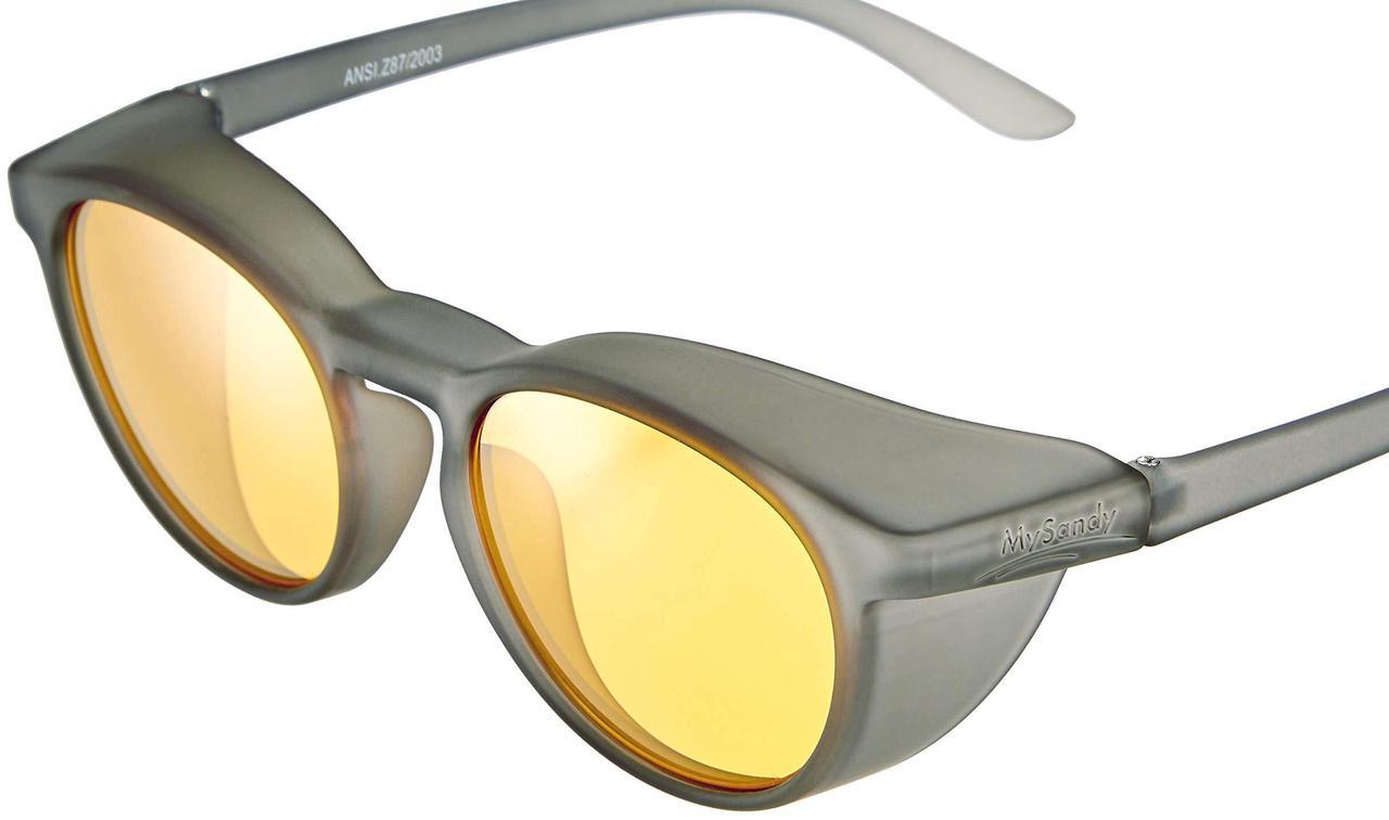 Alt view image 6 of 7 - Mysandy Night Driving Anti Fog Glasses - Reduced Glare - HD Night Vision - UV Protection - Stylish Safety Glasses for Men & Women - Yellow Clear Lenses - Sturdy TR 90 Frame plus Accessories