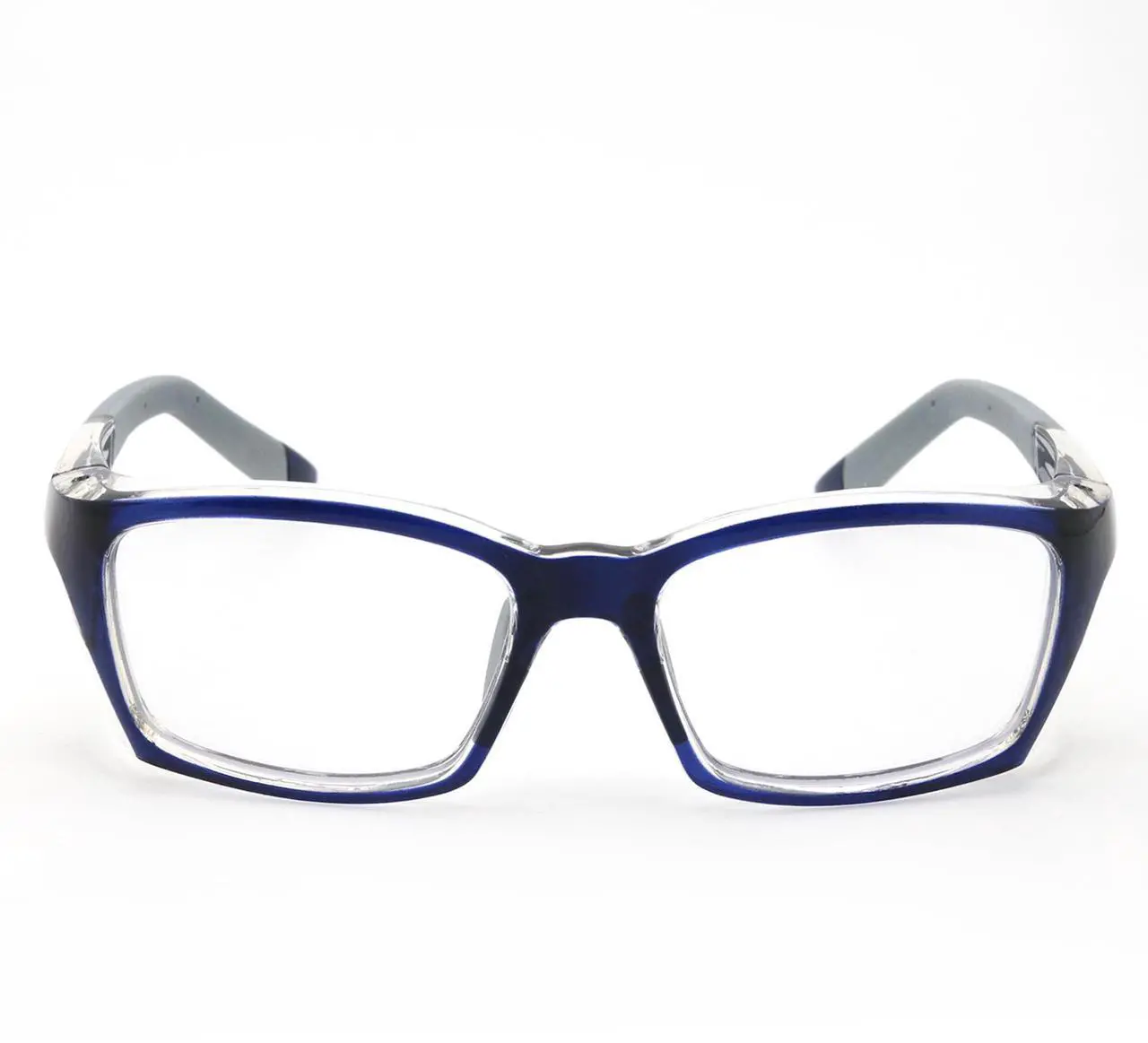 Alt view image 2 of 7 - ANSI Z87.1 Safety Glasses with Side Shields & RX Insert, Anti Fog/Blue Light PC Lens, Adjustable Nose Pads + Retainer Strap, Lightweight Fashion Eyewear (Case & Kit Included)