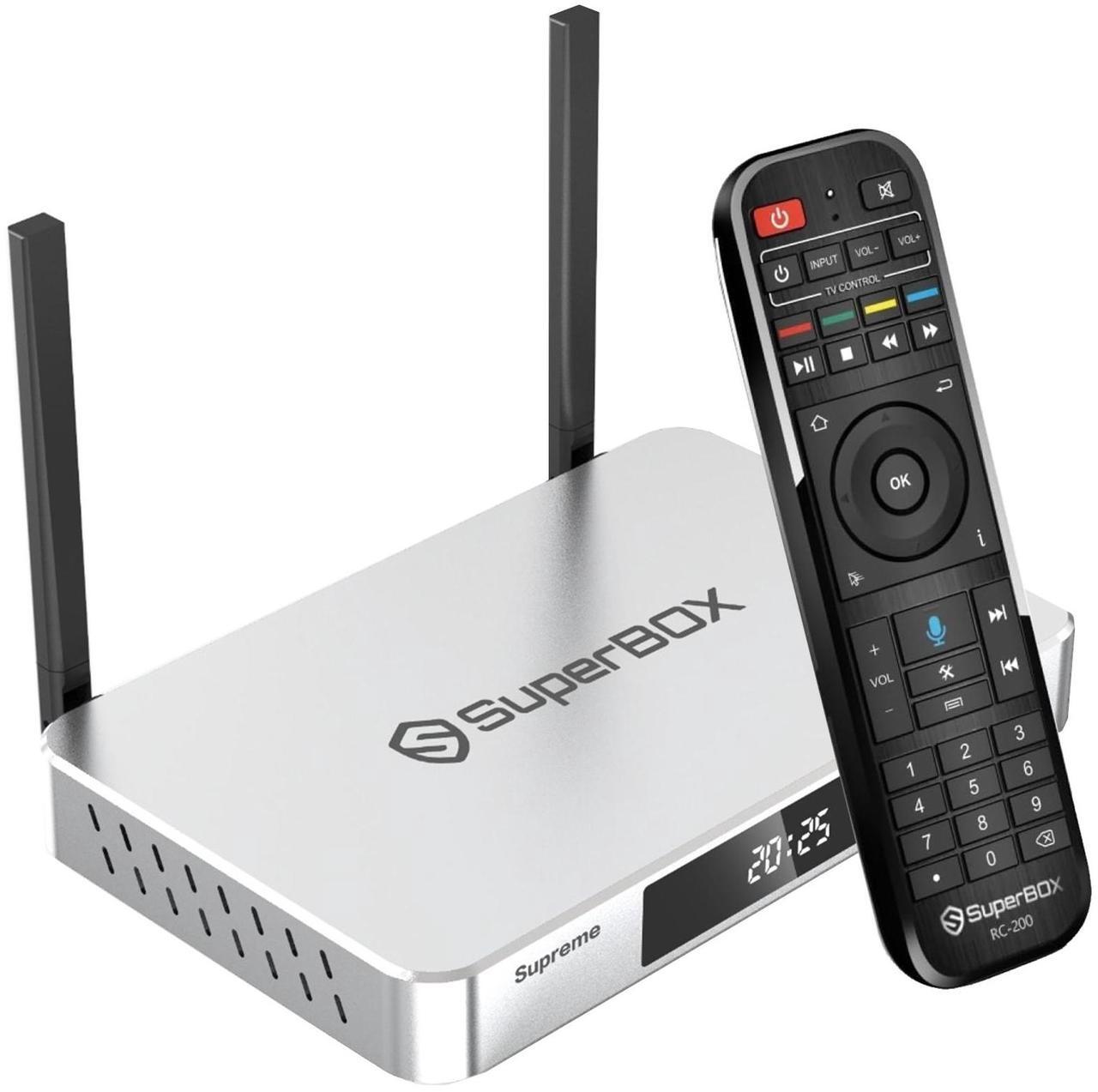 Main image of SuperBox Supreme 4GB RAM128GB ROM Android 12 TV Box | Quad-Core Processor | 4K Ultra HD Media Player