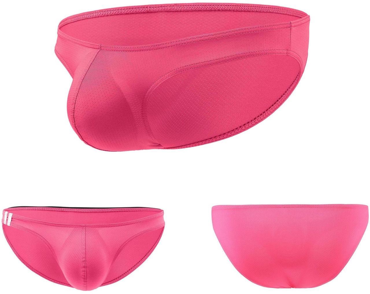 Alt view image 7 of 7 - Newsywell Men's Spandex Pouch Bikinis Micro Low Rise Swim Swimwear Briefs Underwear Red X-Large