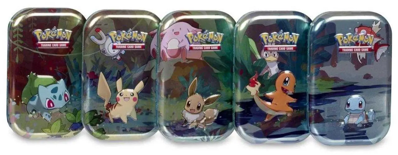 Alt view image 2 of 3 - Pokemon TCG - Kanto Friends Mini Tins 5-Pack
