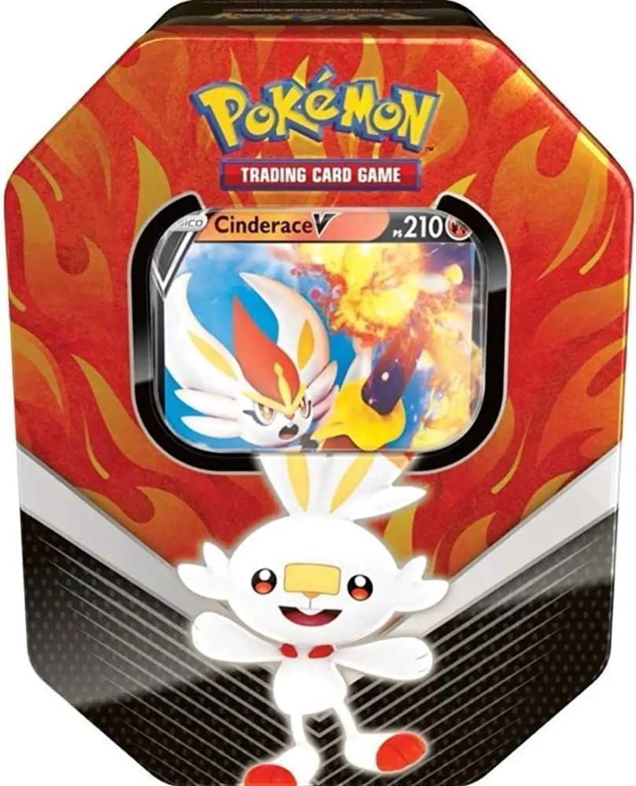 Alt view image 2 of 3 - Pokemon TCG: Legends of Galar Tin + Galar Partners Tin 2-Pack featuring Zacian V and Cinderace V