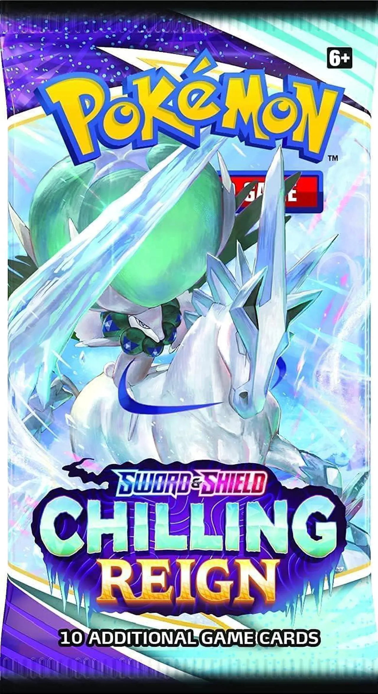 Alt view image 3 of 6 - Pokemon TCG: Sword & Shield - Chilling Reign Booster Pack - Random Artwork