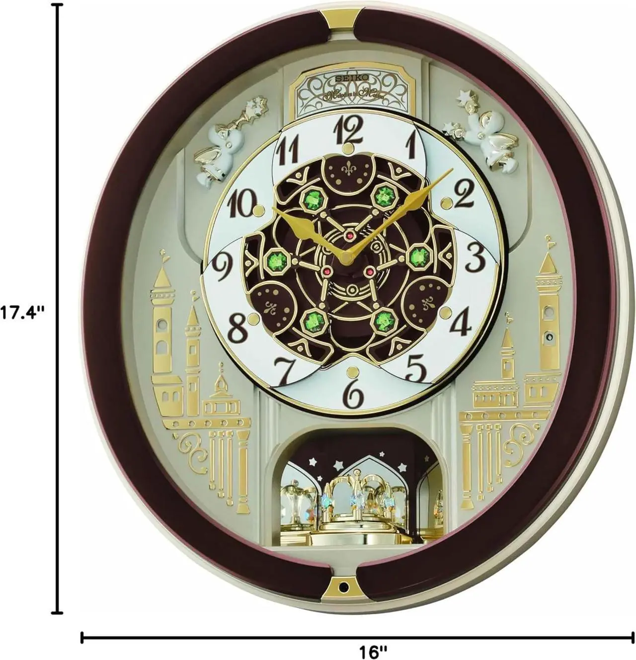 Alt view image 3 of 7 - Analog Alarm Clocks, 18 Melodies