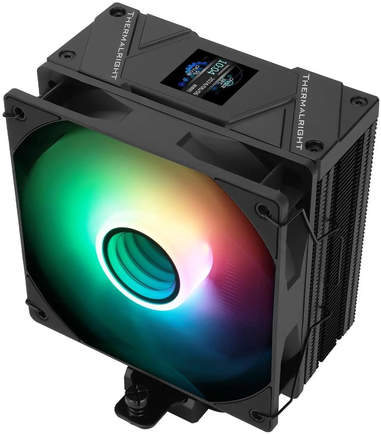 Main image of Thermalright Assassin Spirit 120 Vision ARGB Black CPU Cooler with 1.54-inch 240*240 Resolution IPS Display LCD Screen,Computer CPU Air Cooling for LGA1700/1851/115X,AM4/AM5,High Performance Radiator