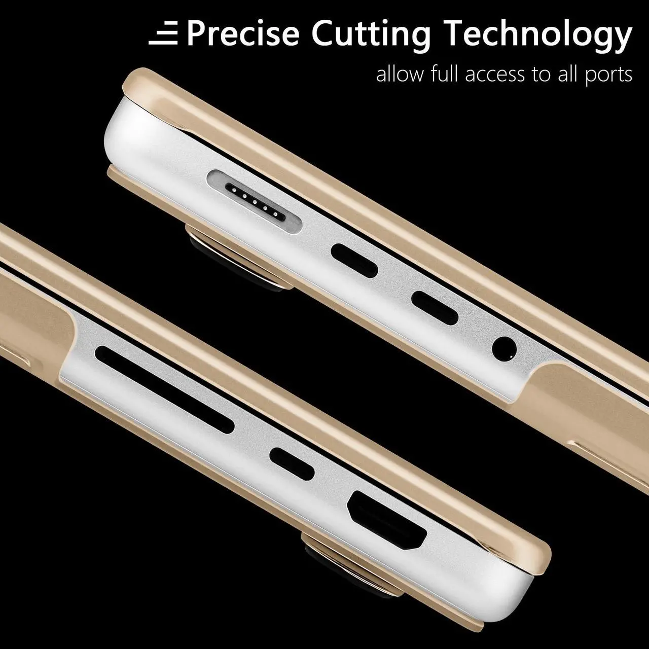 Alt view image 5 of 5 - Loyrina Compatible with M4 M3 M2 M1 MacBook Pro 14 inch Case 2024 2023 2021 A3112 A3401 A3185 A2918 A2992 A2779 A2442 Pro/Max,Ultra-Thin Case with Retina XDR Display & Touch ID, Peach Fuzz