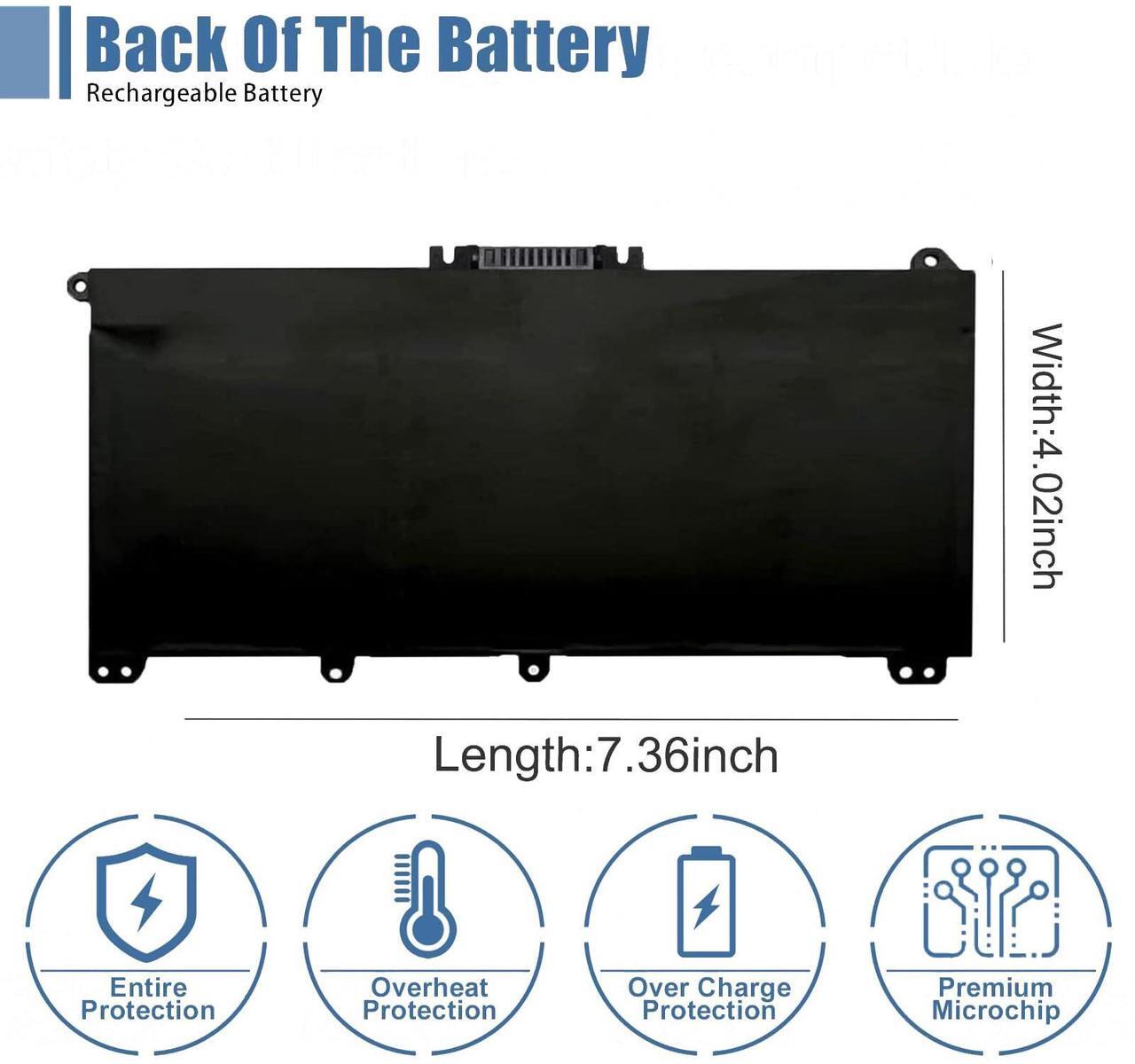 Alt view image 4 of 5 - VANPIR HW03XL HSTNN-IB9O Laptop Battery Replacement for HP Pavilion 15-EG 15-EH 15-EG0XXX 15-EH0XXX 15-EG1025CL 15-EG1053CL 15-EG1073CL 15-EH1254NG Series HSTNN-IB90 HWO3XL HSTNN-LB8U
