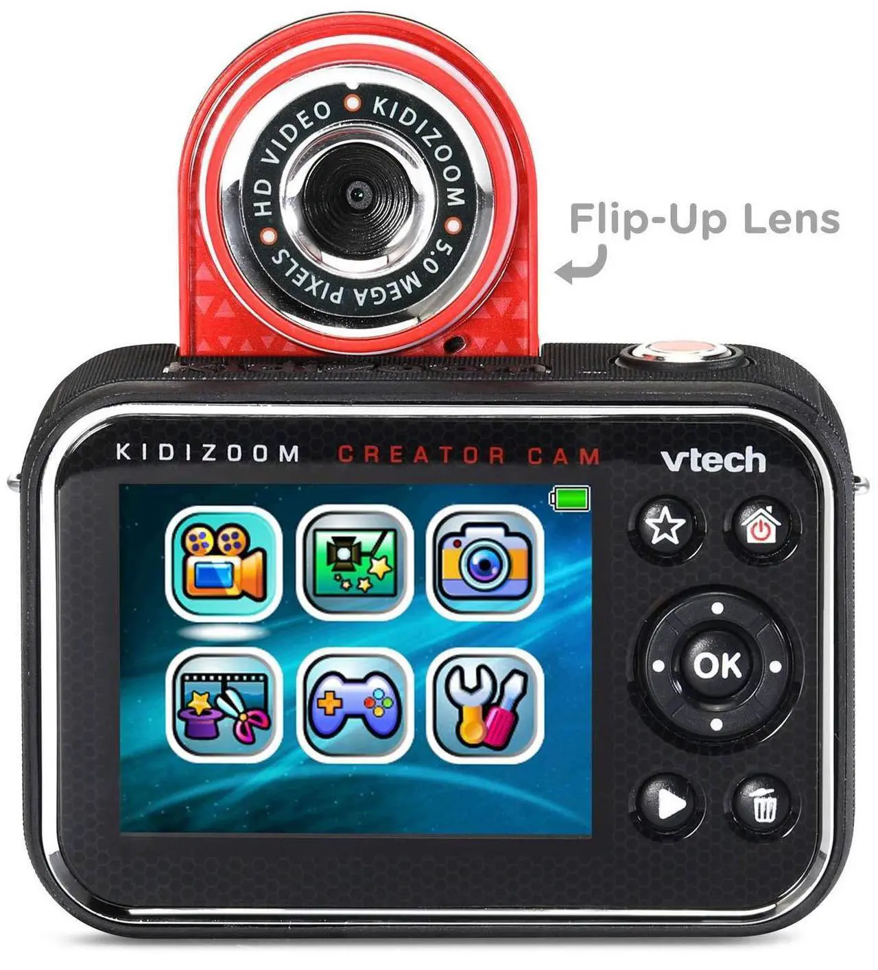 Alt view image 5 of 8 - vtech kidizoom creator cam , red