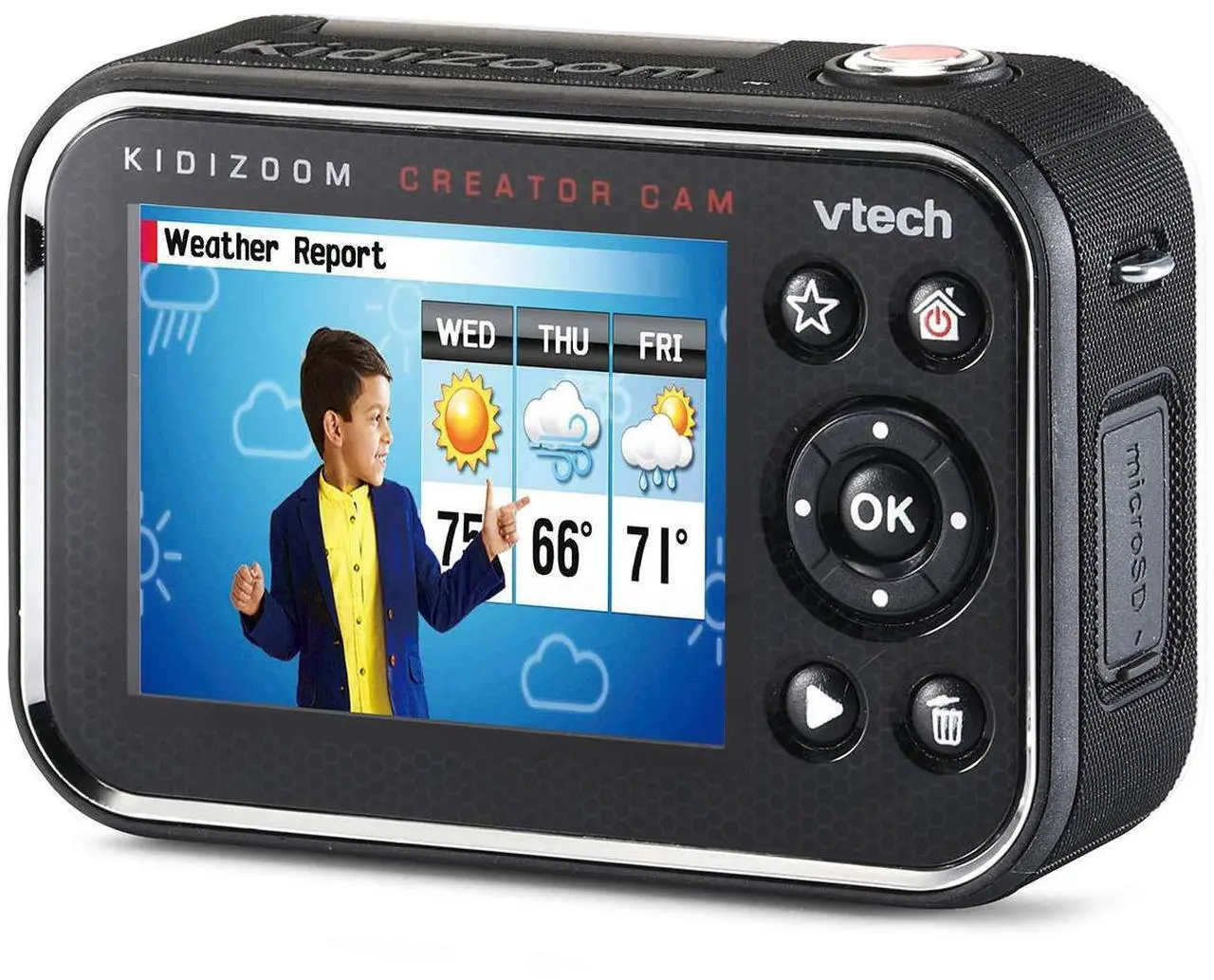 Alt view image 7 of 8 - vtech kidizoom creator cam , red